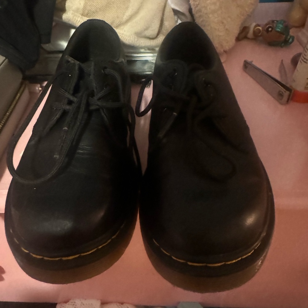 Dr. Martens Black Kids Dress Shoes